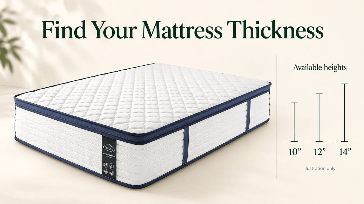 Mattress Thickness Guide: How Many Inches Is Best? - Ablyea