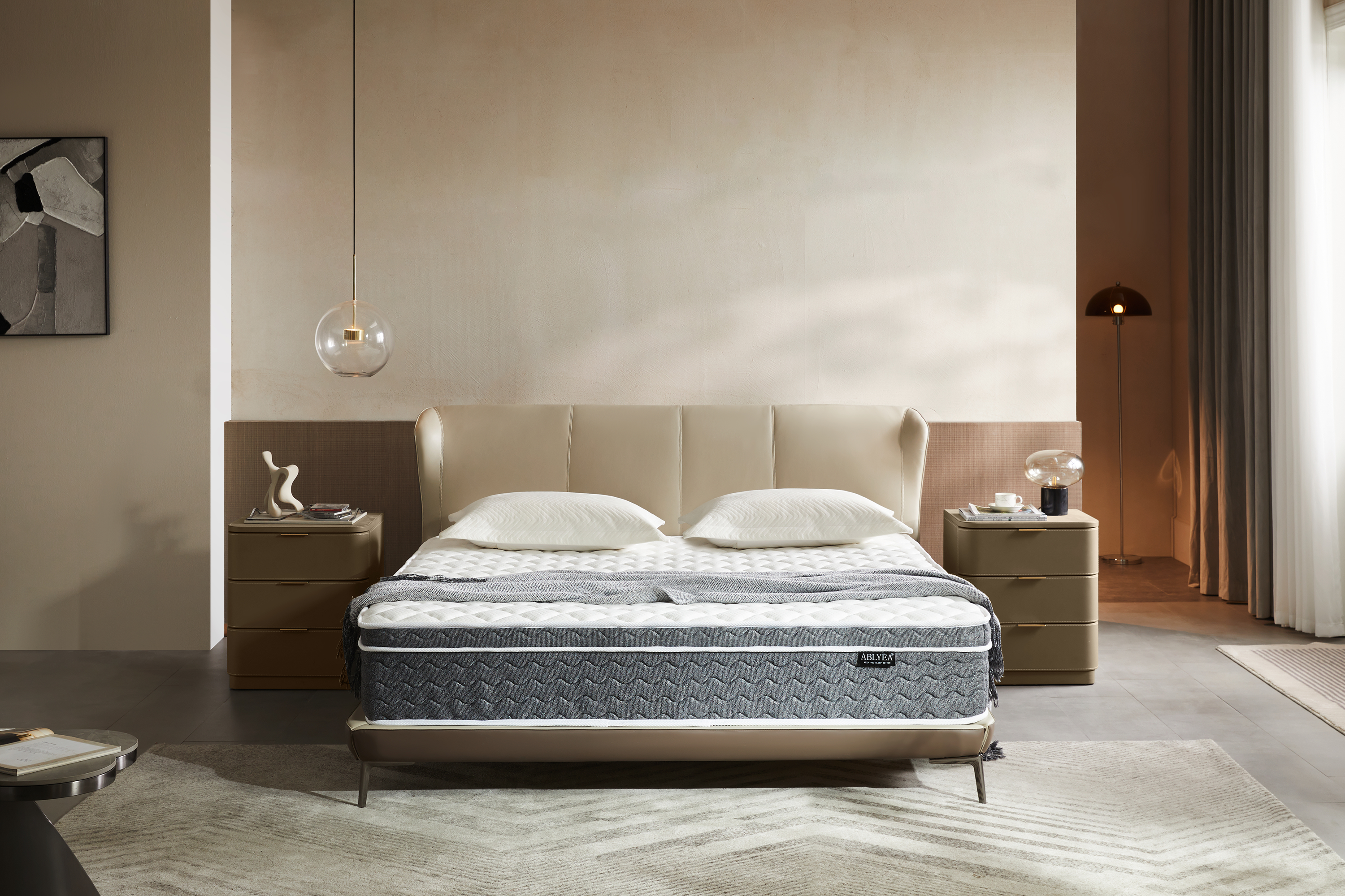 Hybrid Mattress with Memory Foam, Available in Twin, Full, Queen, and King Sizes