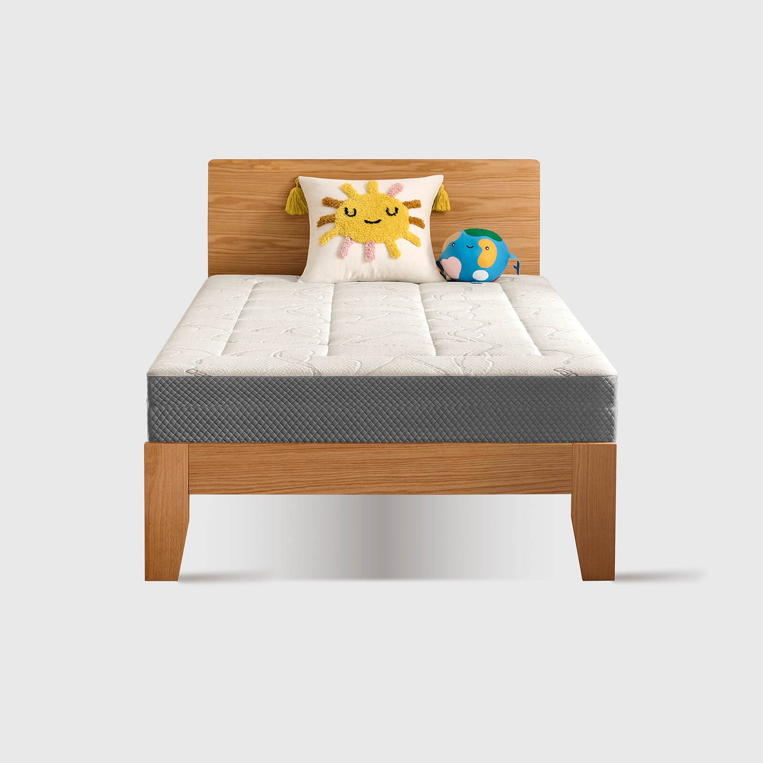 Ablyea 6” Kids Memory Foam Bamboo Fiber Mattress