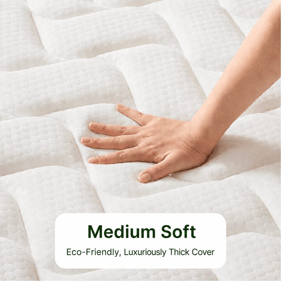 ABLYEA EcoPlush Hybrid Mattress - Ablyea
