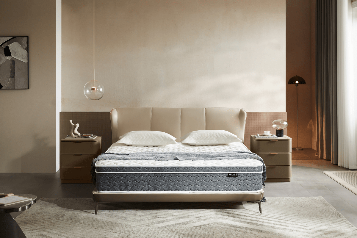 ABLYEA Gray Luxe Hybrid Mattress