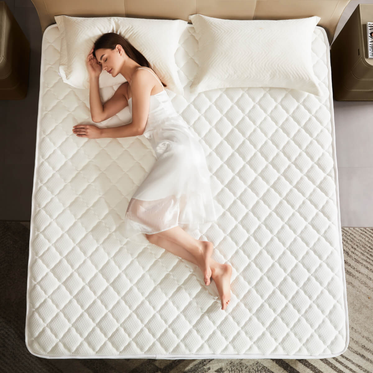 ABLYEA Gray Luxe Hybrid Mattress - Ablyea
