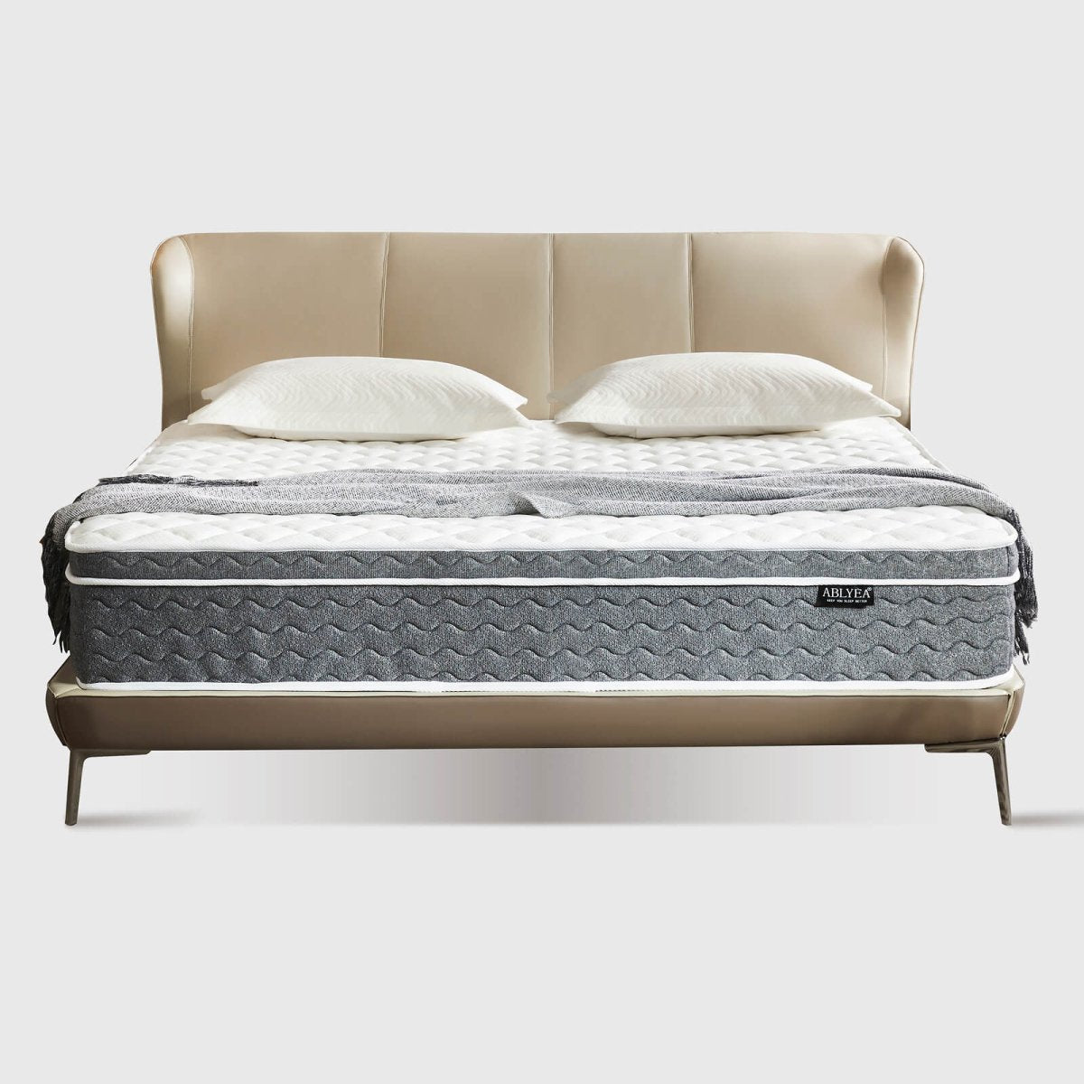 ABLYEA Gray Luxe Hybrid Mattress