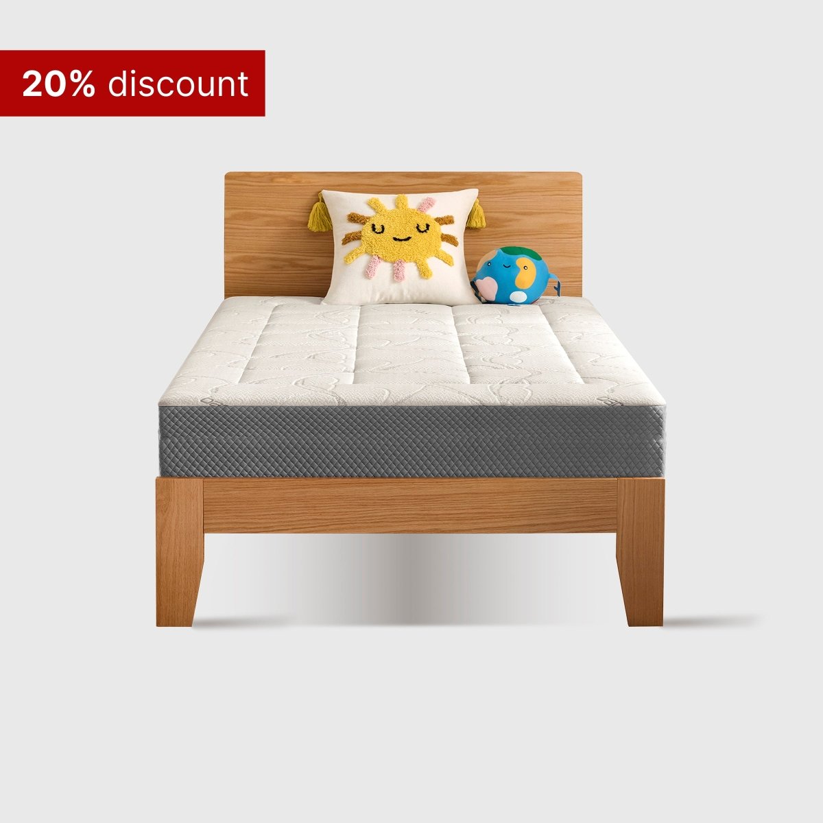 Ablyea Kids Memory Foam Bamboo Fiber Mattress - Ablyea