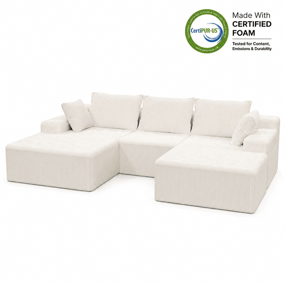 #Beige_U-Shaped