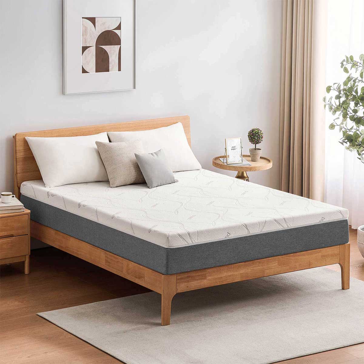 Ablyea Memory Foam Bamboo Fiber Mattress - Ablyea