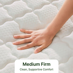 ABLYEA Ocean Hybrid Mattress offers medium-firm comfort with a clean feel and stable support.