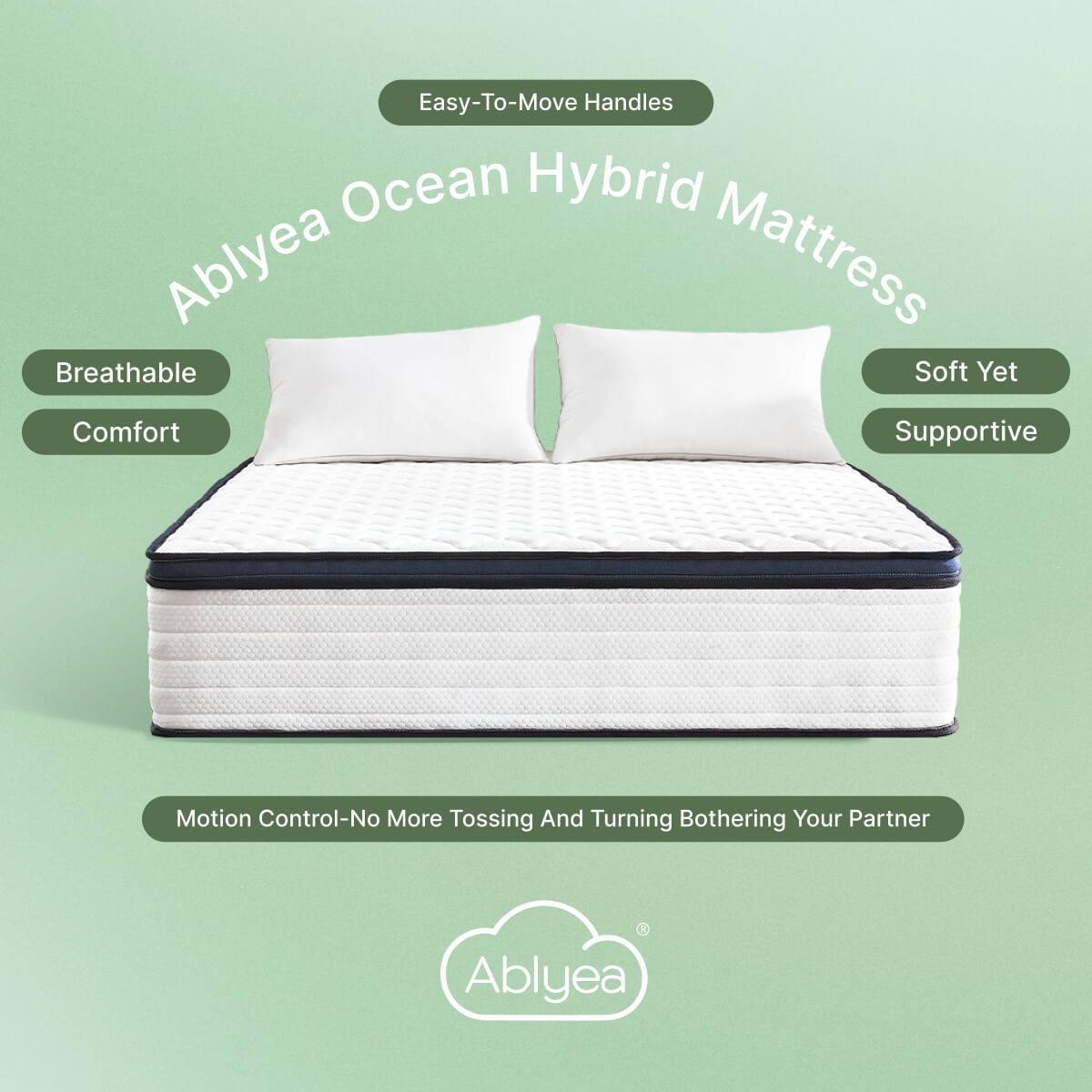Ablyea Ocean Hybrid Mattress - Ablyea