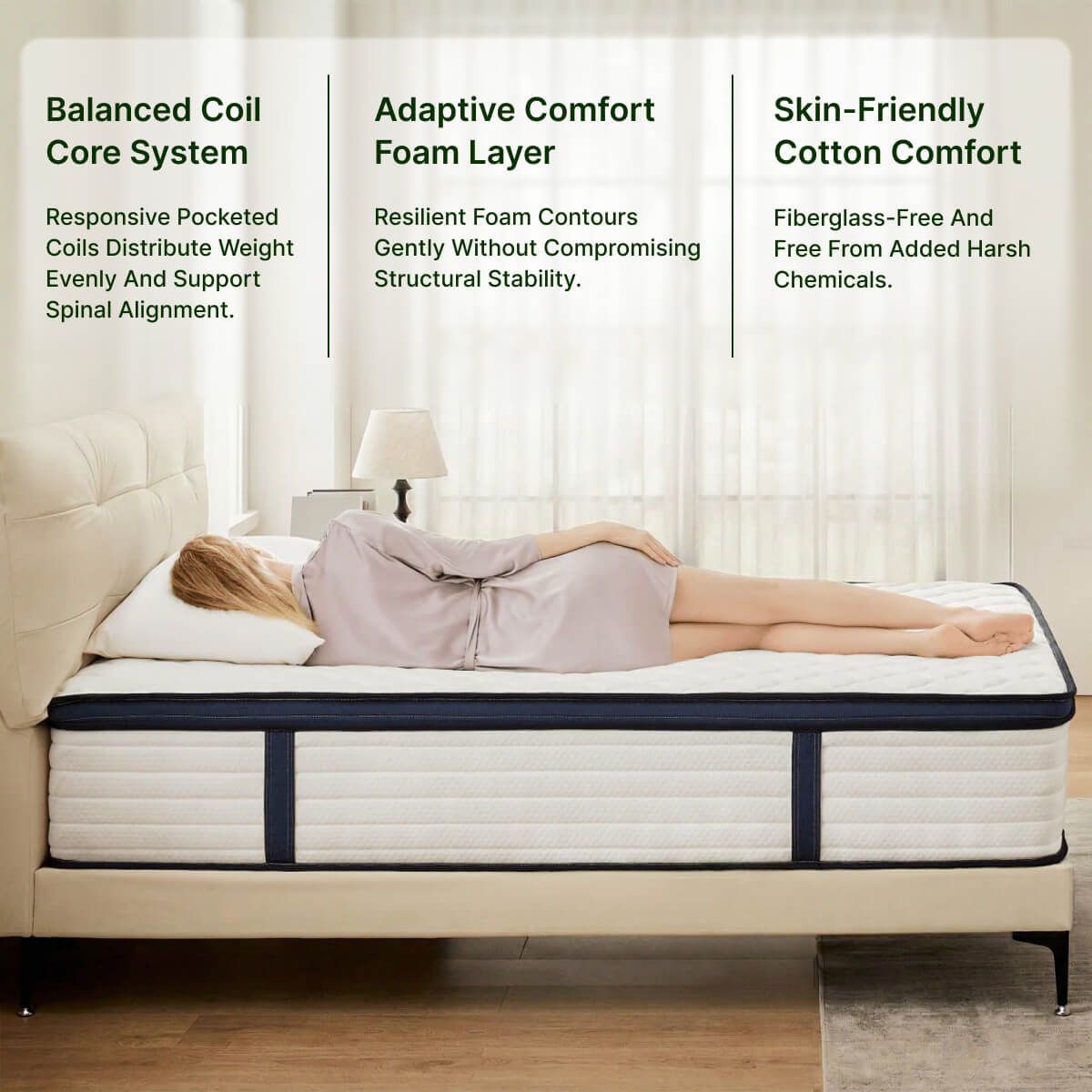 ABLYEA Ocean Hybrid Mattress - Ablyea