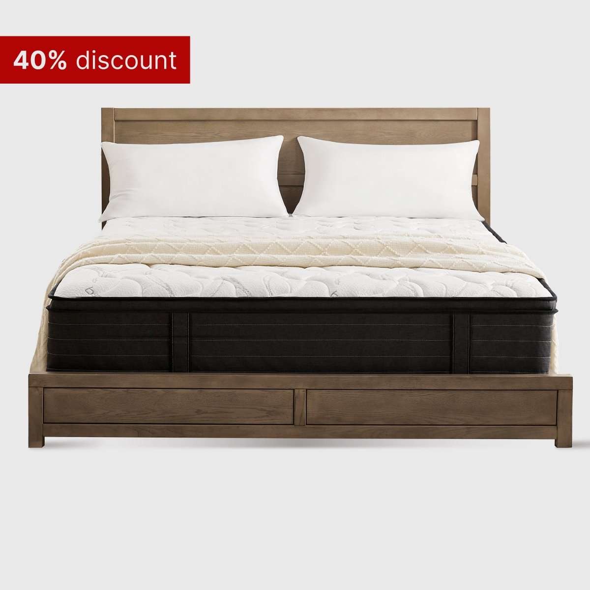 Ablyea Pro Bamboo Breeze Hybrid Mattress with Gel Memory Foam - Ablyea