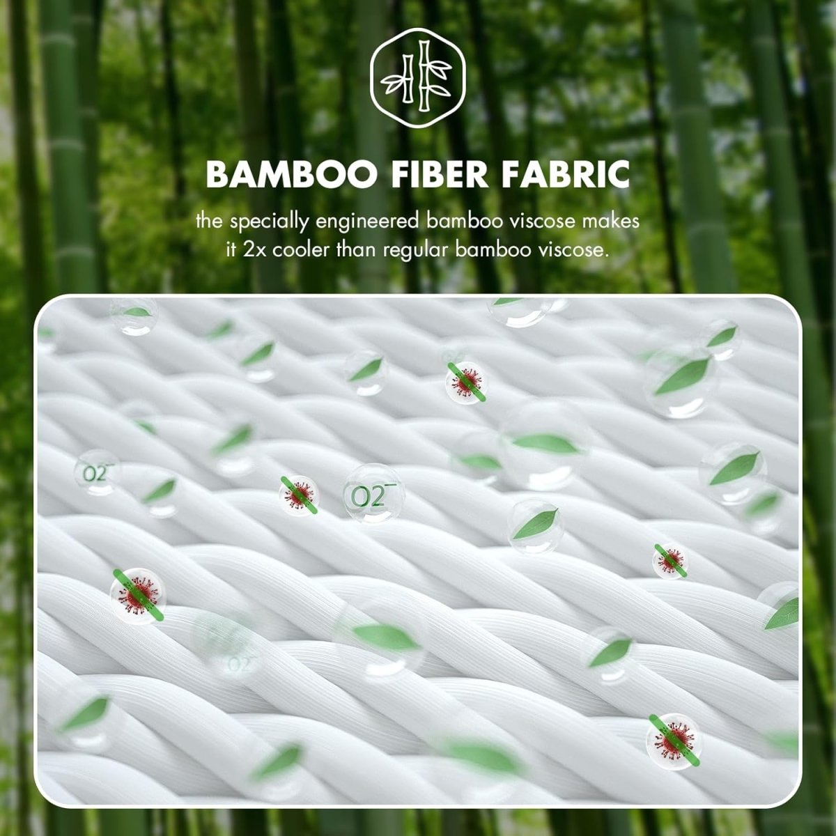 Ablyea Pro Bamboo Breeze Hybrid Mattress with Gel Memory Foam - Ablyea