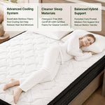 Ablyea Pro Bamboo Breeze Hybrid Mattress with Gel Memory Foam - Ablyea