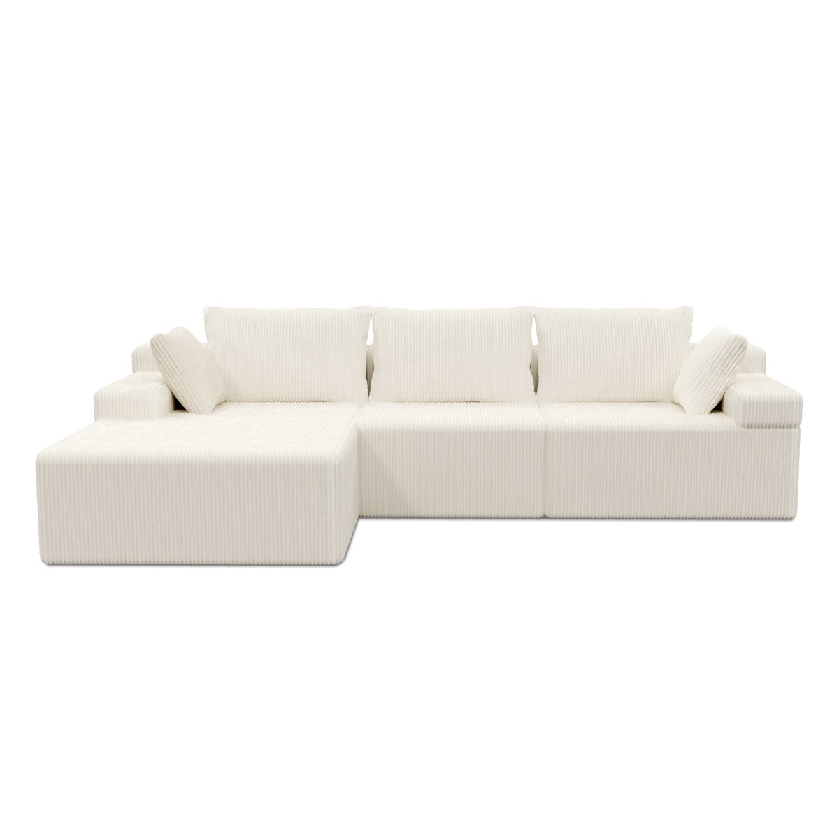 Cloud Modular Sectional Sofa – 4 - Seater with Chaise - Ablyea