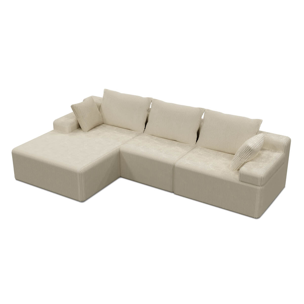 Cloud Modular Sectional Sofa – 4 - Seater with Chaise - Ablyea