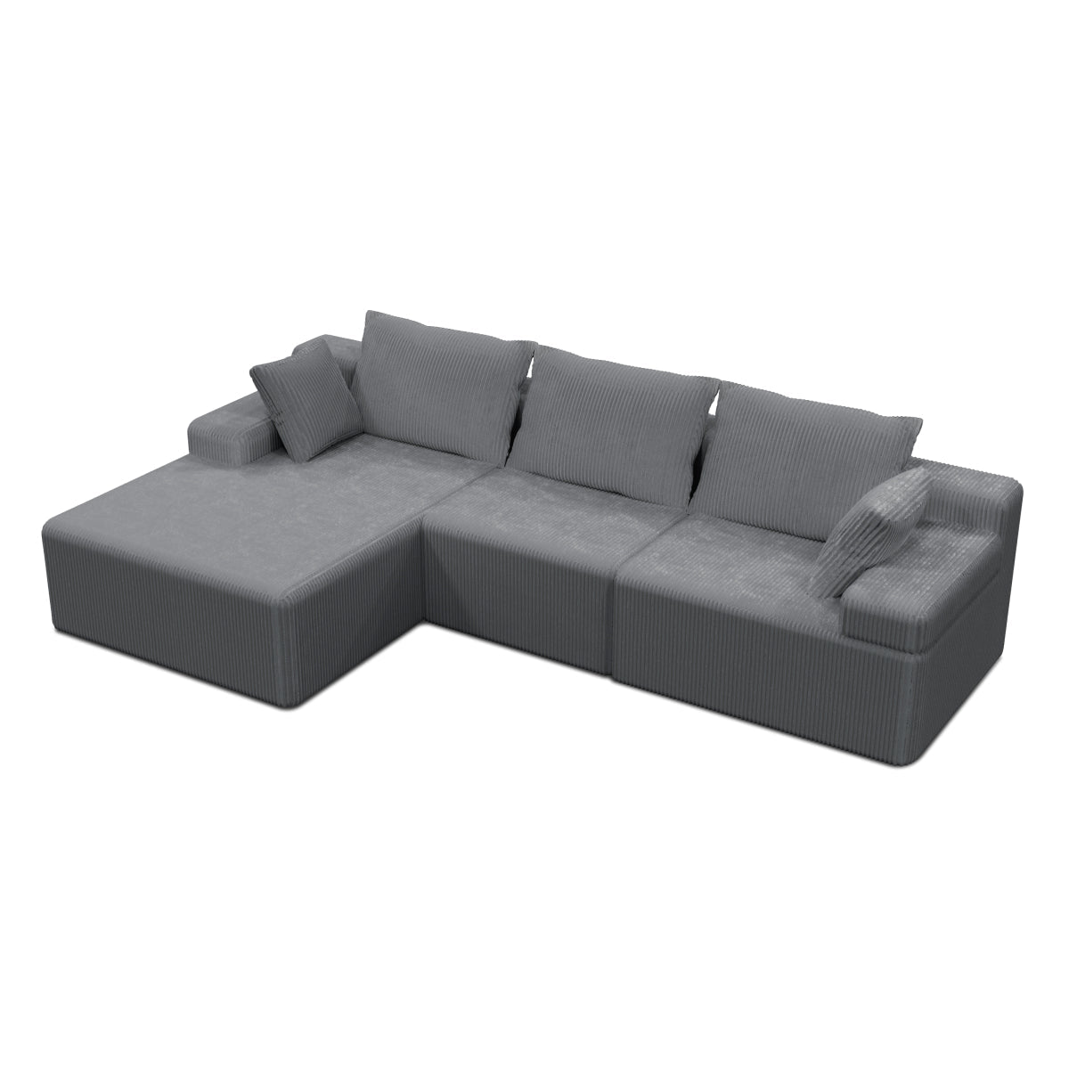 Cloud Modular Sectional Sofa – 4 - Seater with Chaise - Ablyea