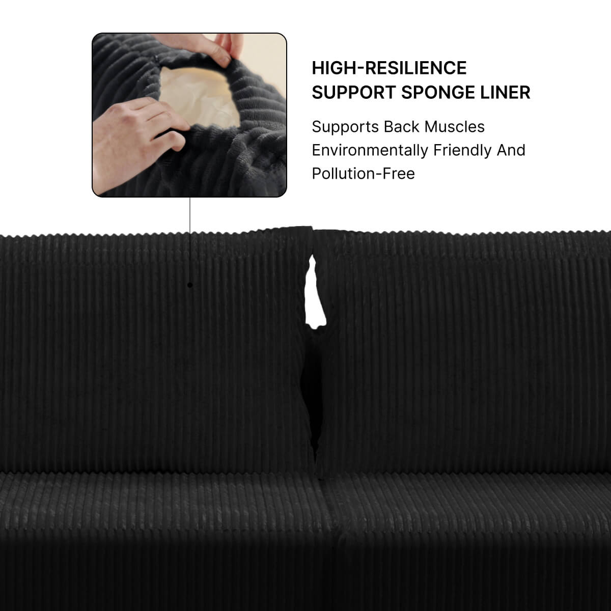 Cloud Modular Sectional Sofa – 4 - Seater with Chaise - Ablyea