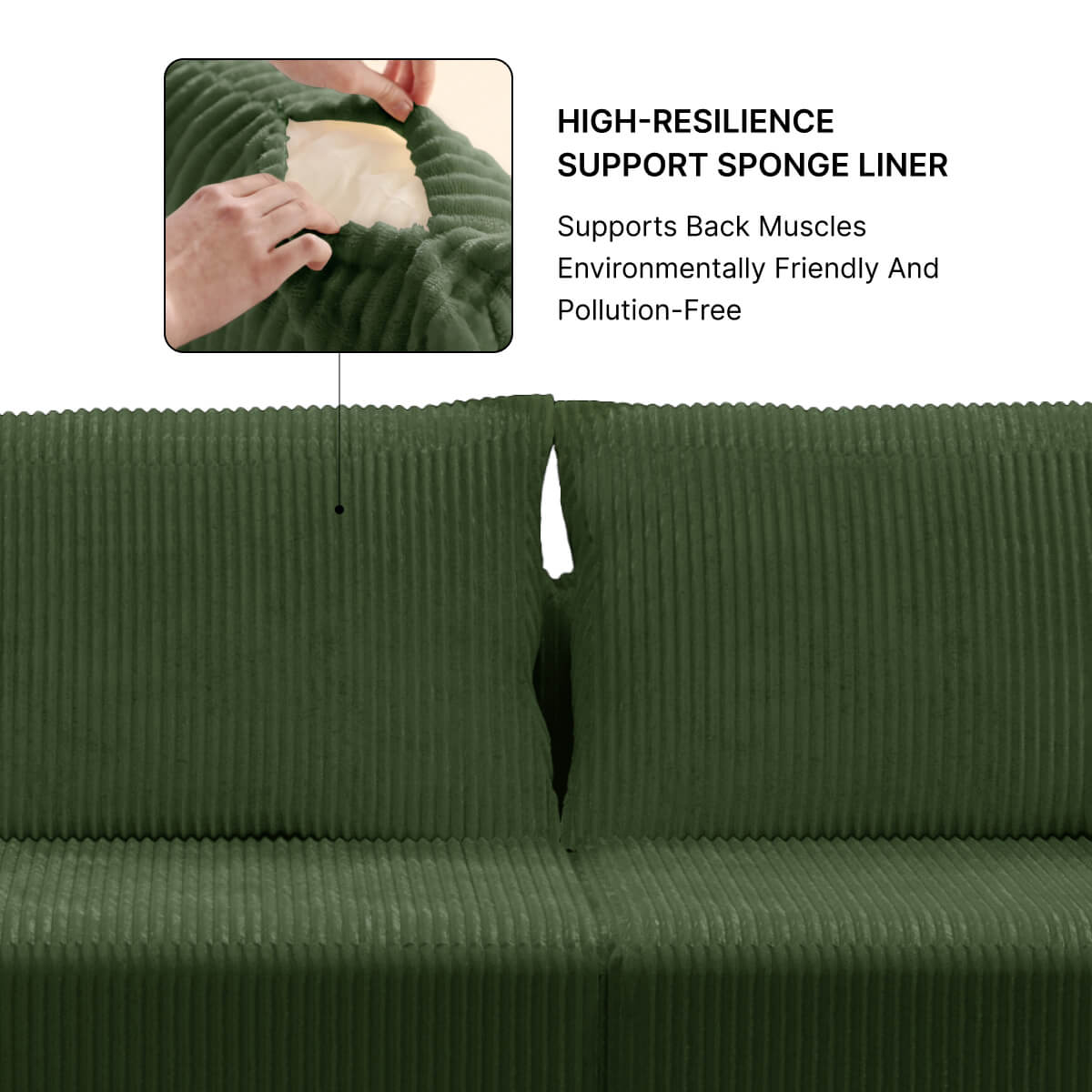 Cloud Modular Sectional Sofa – 4 - Seater with Chaise - Ablyea