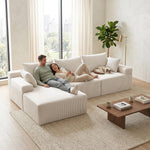 Cloud Modular Sectional Sofa – 4 - Seater with Chaise - Ablyea