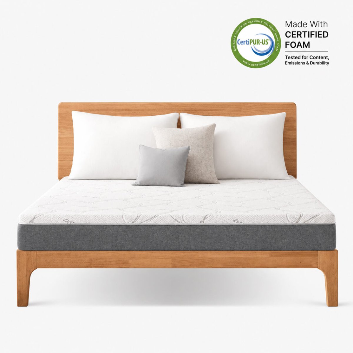 Memory Foam Bamboo Fiber Mattress - Ablyea